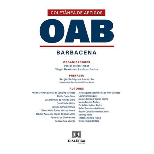 COLET ¢NEA DE ARTIGOS OAB BARBACENA – Cúspide